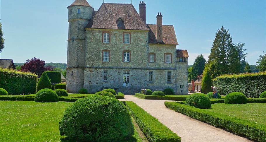 Château de Vascoeuil proche du Camping Château de Bouafles, proche de giverny dans l'Eure